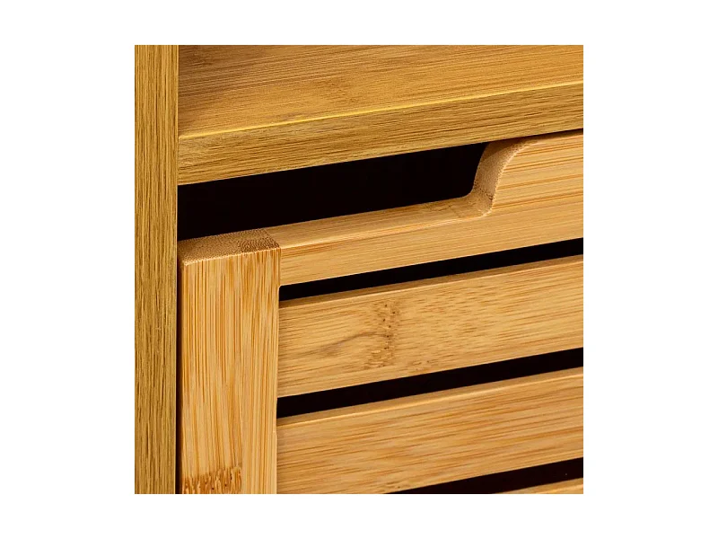 Meuble Bas 1 Porte "Sicela" 80cm Naturel