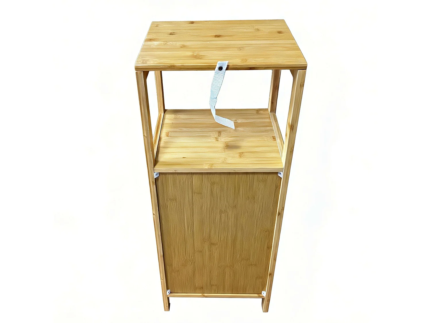 Meuble bas auxiliaire avec 1 porte et espace ouvert, dimensions : 32 x 80 x 28 cm