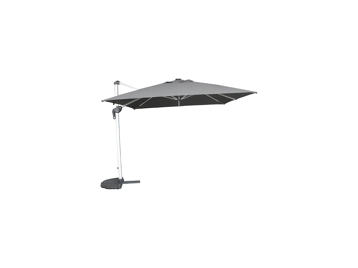 Parasol carré avec LEDs Equador Hespéride