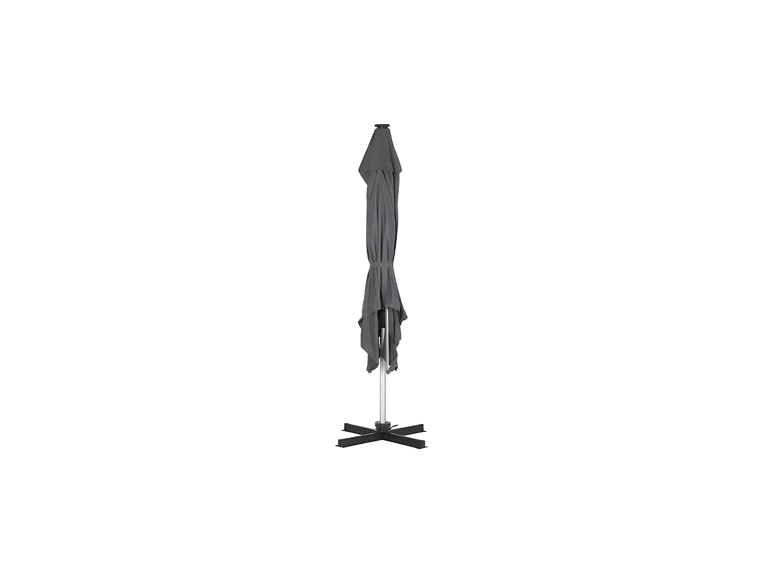 Parasol carré avec LEDs Equador Hespéride