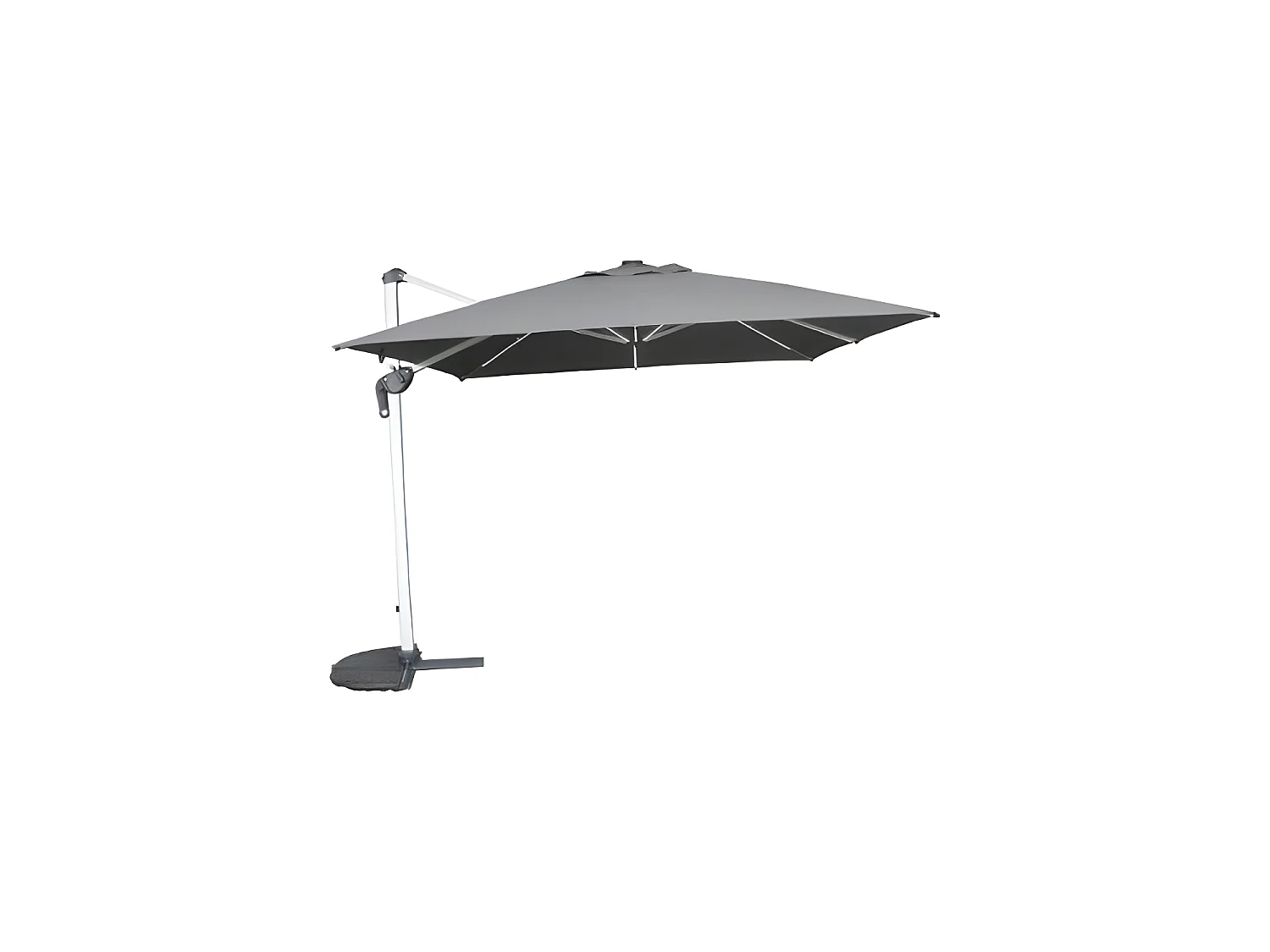 Parasol carré avec LEDs Equador Hespéride