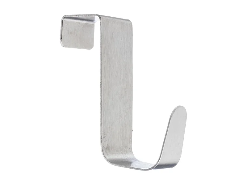 Lot de 2 Patères de porte 1 Crochet en Inox