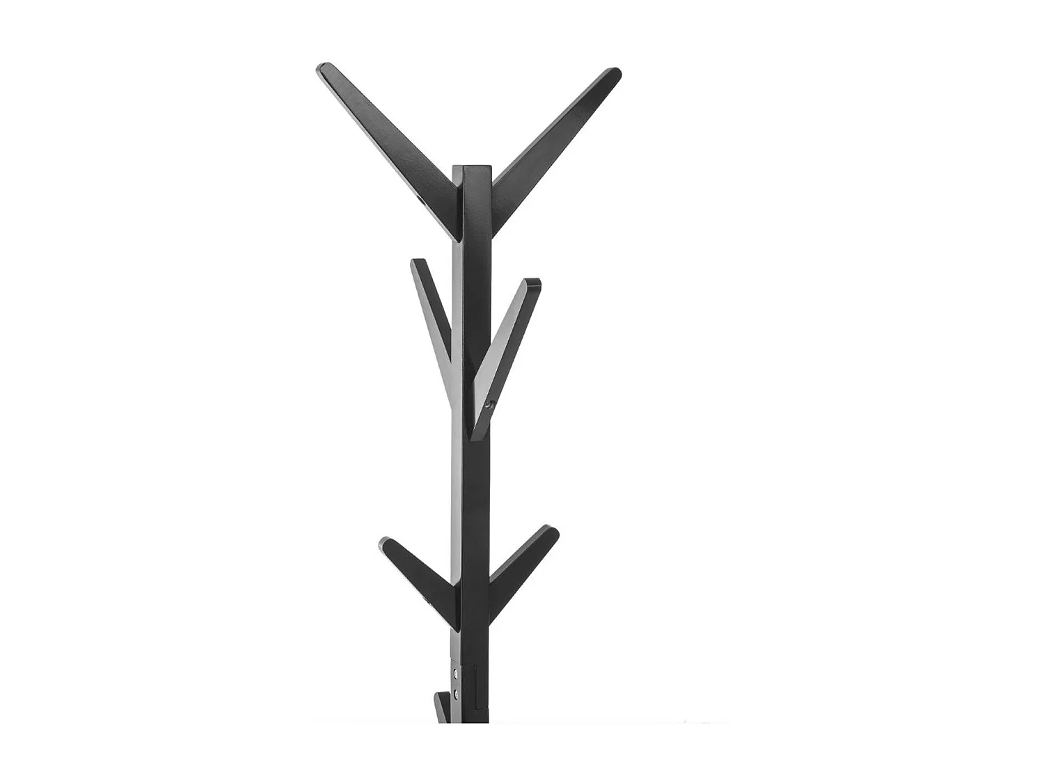 Porte-manteaux en Bois Noir 8 Patères H 173 cm