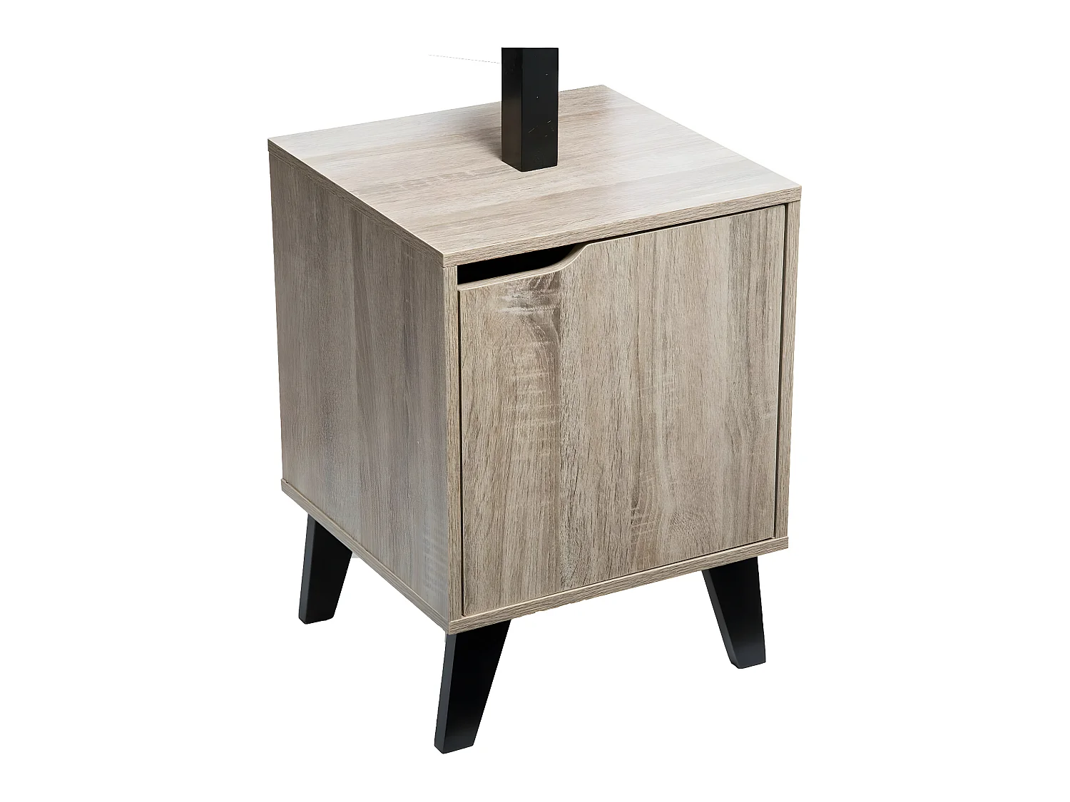 Porte Manteaux 8 Patères sur Caisson de rangement en Bois