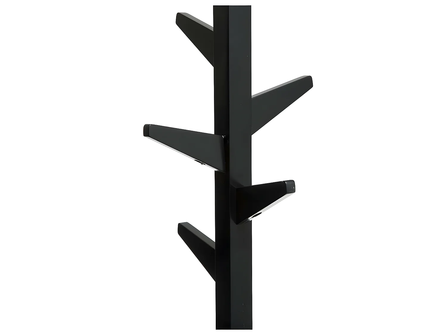 Porte Manteaux 8 Patères sur Caisson de rangement en Bois