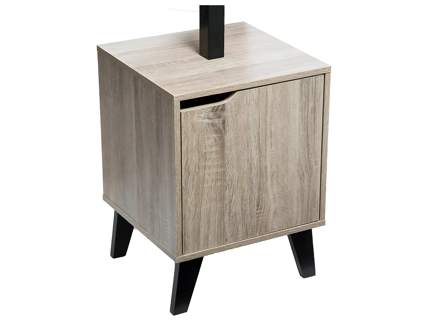 Porte Manteaux 8 Patères sur Caisson de rangement en Bois