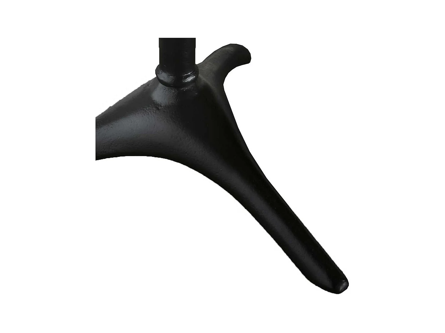 Beistelltisch aus Metall mit runder Tischplatte Bistro Stil