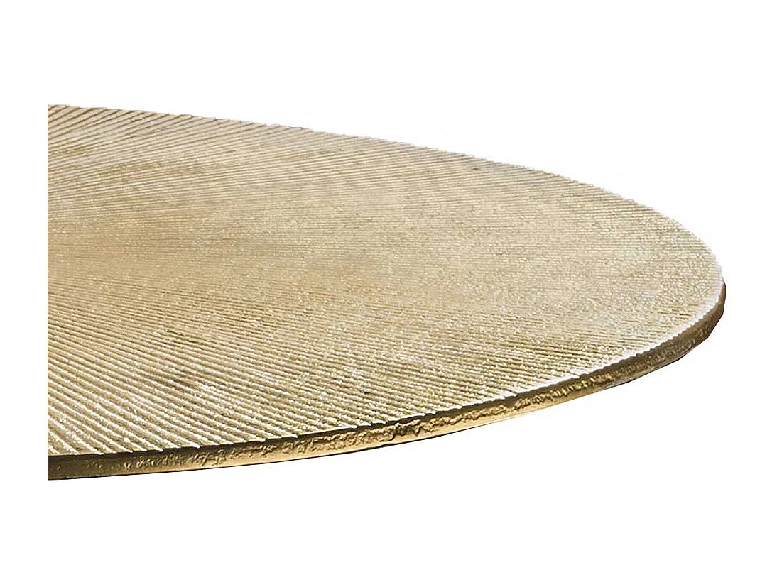 Beistelltisch aus Metall mit runder Tischplatte Bistro Stil