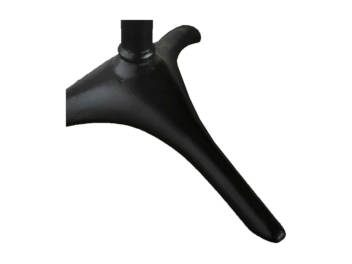 Beistelltisch aus Metall mit runder Tischplatte Bistro Stil