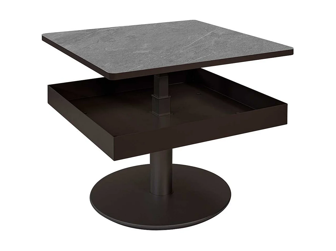 Beistelltisch Sofa Marmor Optik in modernem Design Made in Germany