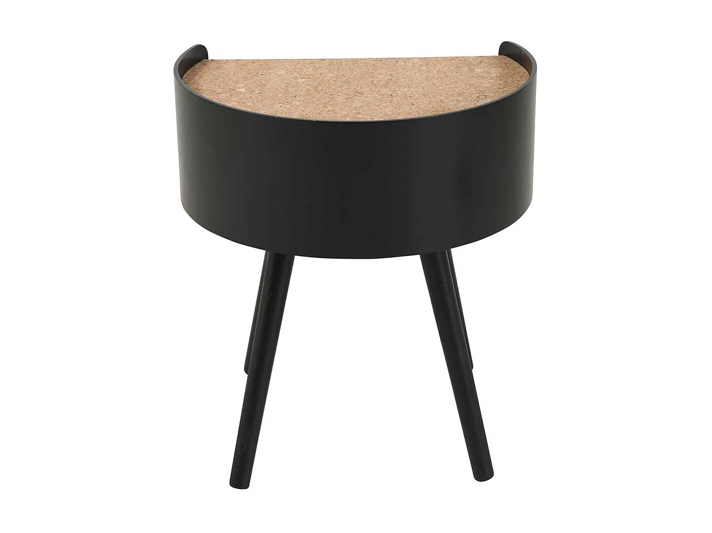 Beistelltisch mit Kork in modernem Design Vierfußgestell