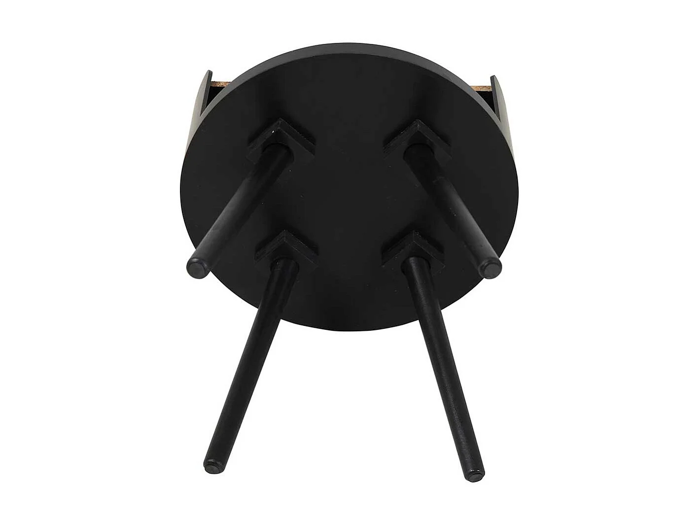 Beistelltisch mit Kork in modernem Design Vierfußgestell