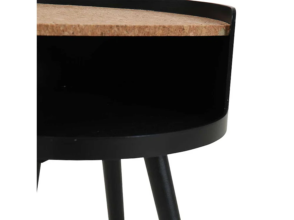 Beistelltisch mit Kork in modernem Design Vierfußgestell