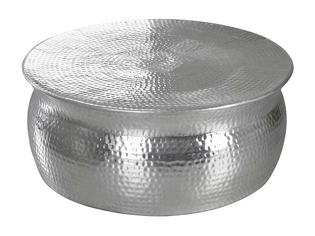 Couch Beistelltisch aus Aluminium Loft Style