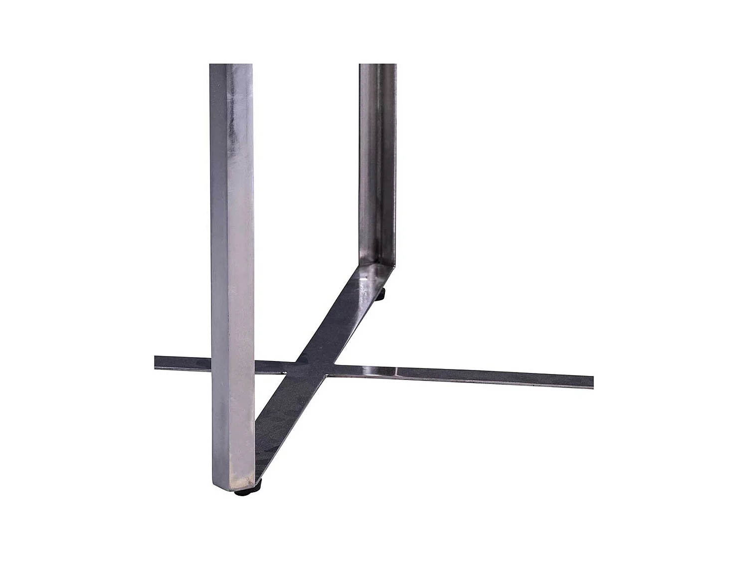 Industriestil Beistelltisch aus Recyclingholz Metall