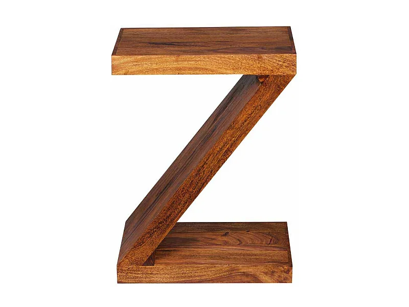 Beistelltisch in Z Form Sheesham Massivholz