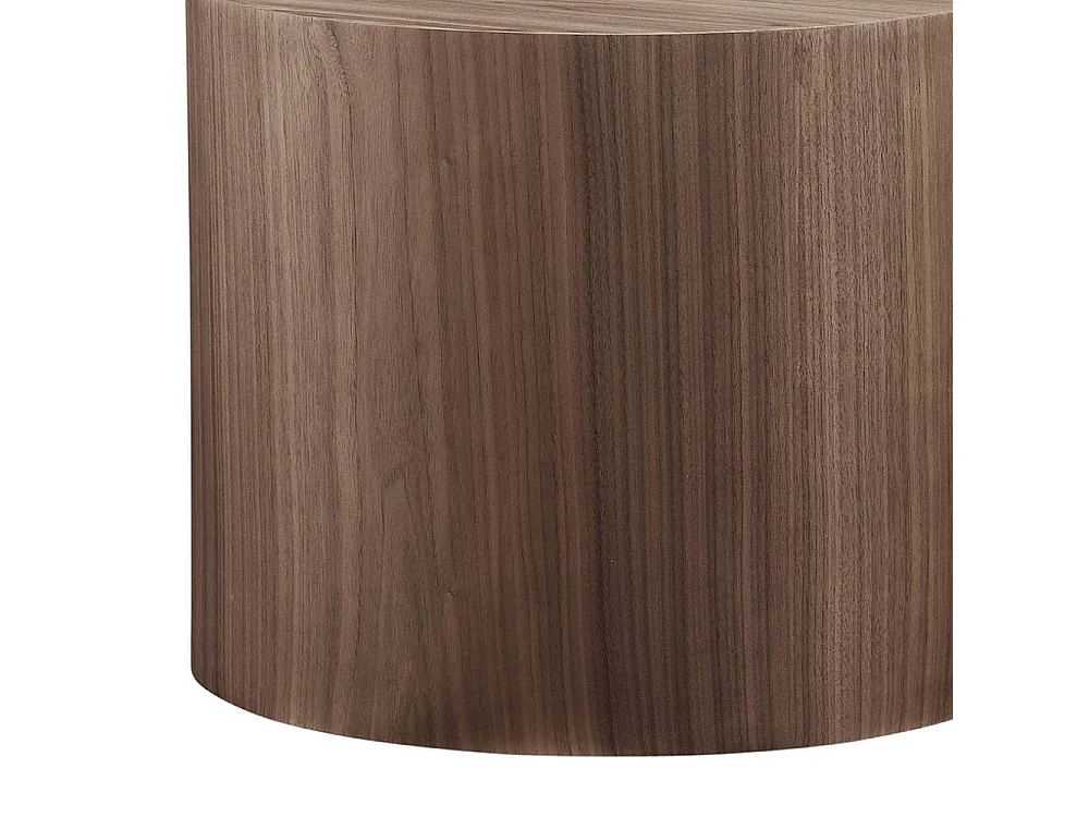 Beistelltisch Beitisch in Walnussfarben echtholzfurniert (zweiteilig)