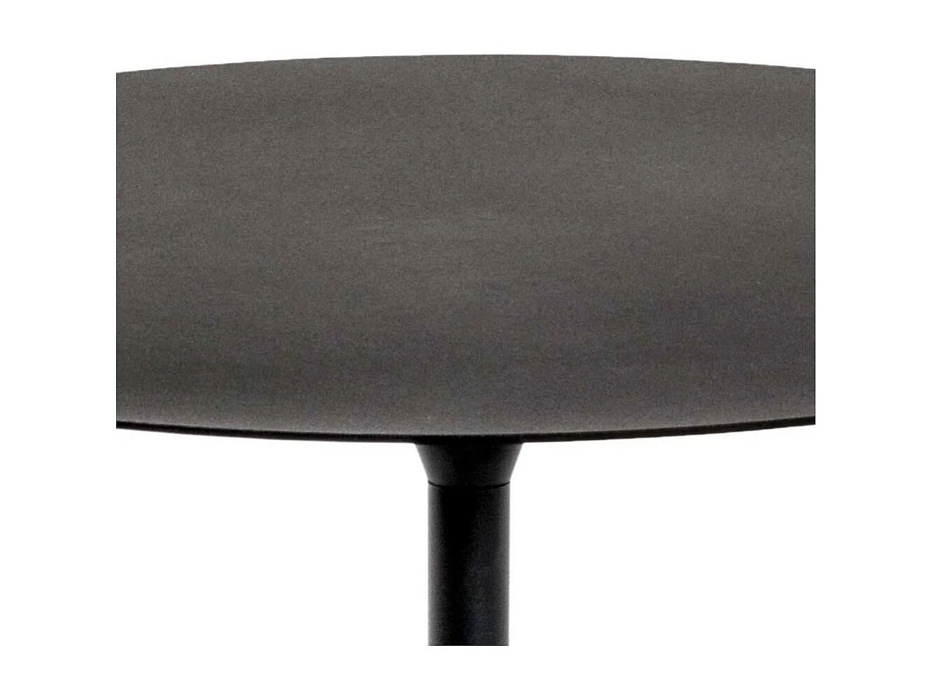 Metall Beistelltisch mit Trompetenfuß Oberfläche pulverbeschichtet