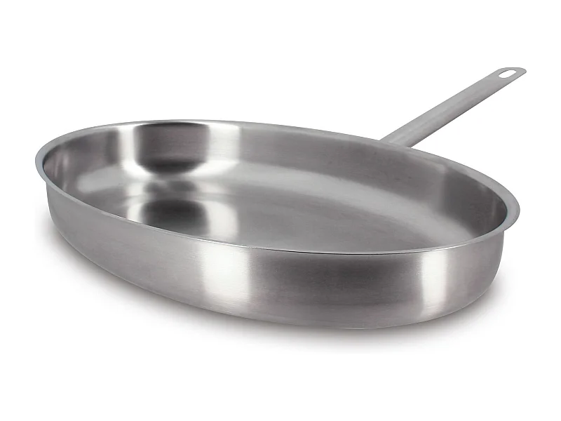 Menastyl - Poele A Poisson Professionnel 37.5cm En Acier Inoxydable