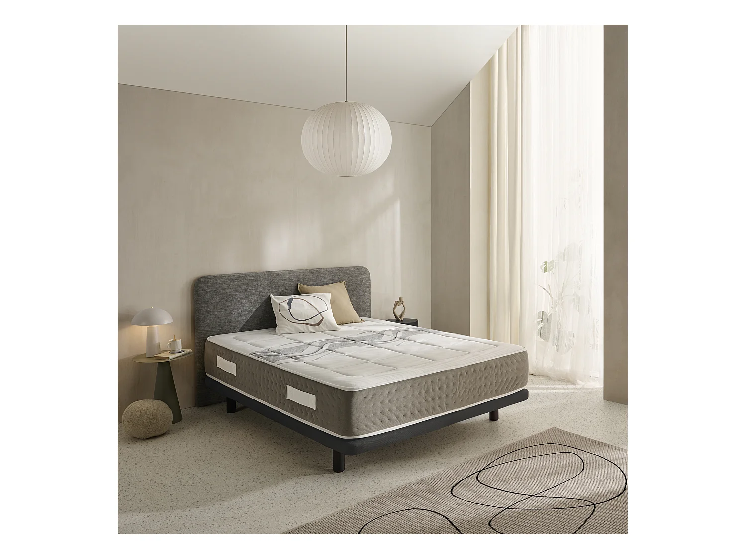 Colchón Muelle Ensacado y Viscoelástica HANSEN 27 cm Häusbed 180X200