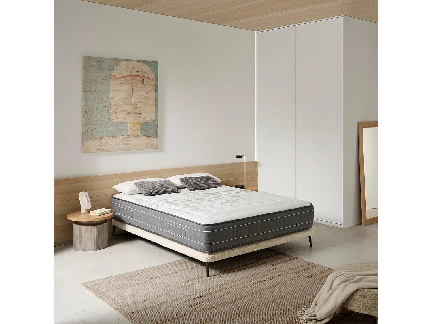 Colchón Muelle Ensacado y Viscoelástica BIPPEN 31 cm Häusbed 135x200cm