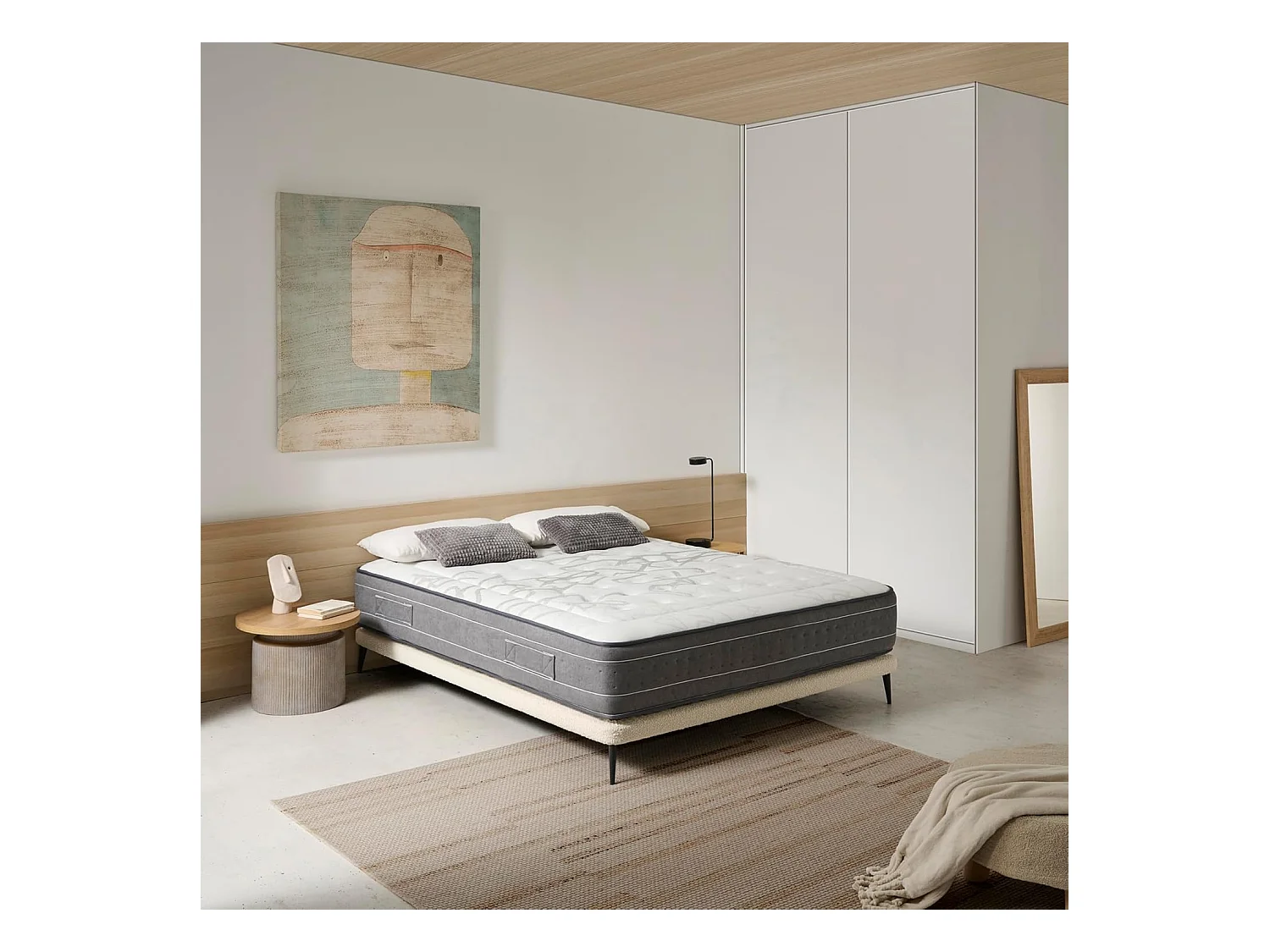 Colchón Muelle Ensacado y Viscoelástica BIPPEN 31 cm Häusbed 180x200cm