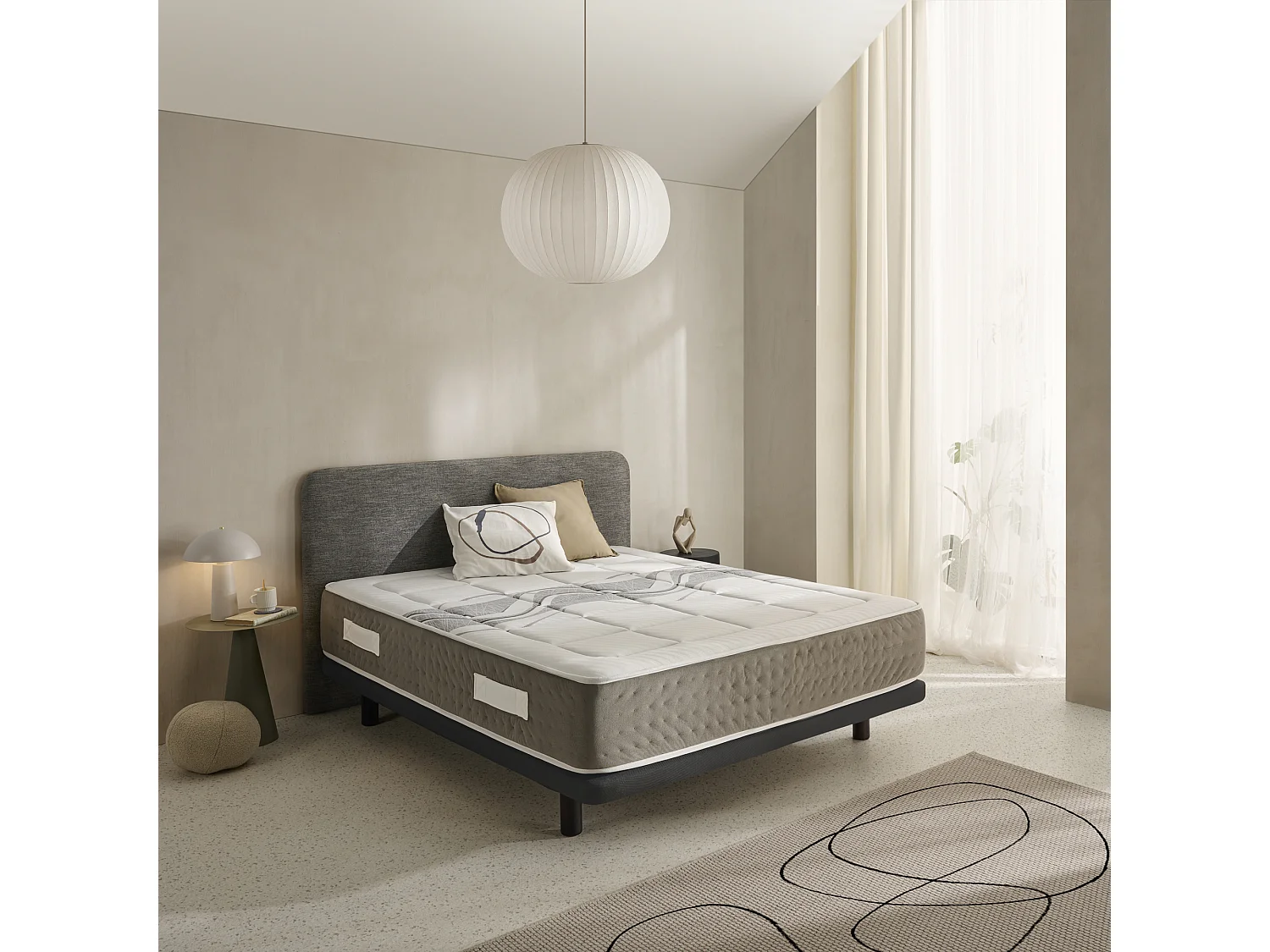 Colchón Muelle Ensacado y Viscoelástica HANSEN 27 cm Häusbed 150X190