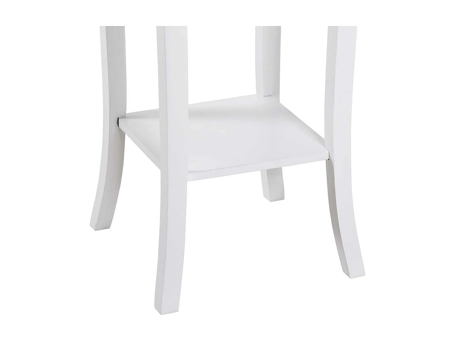 Blumenhocker in Weiß Vintage Design