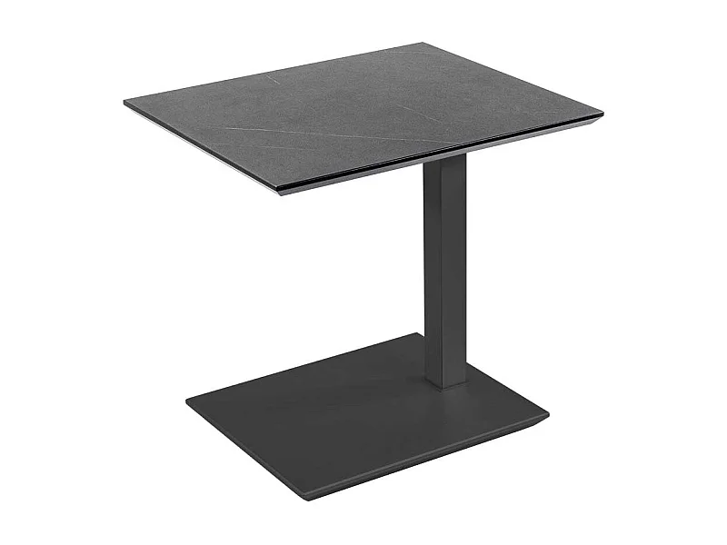 Anstelltisch höhenverstellbar in Anthrazit Marmor Optik HPL beschichtet