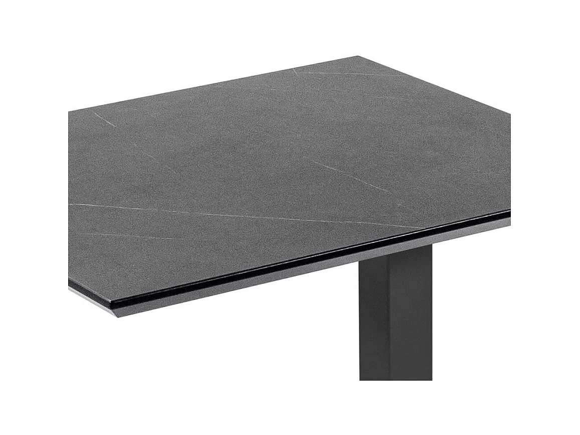 Anstelltisch höhenverstellbar in Anthrazit Marmor Optik HPL beschichtet