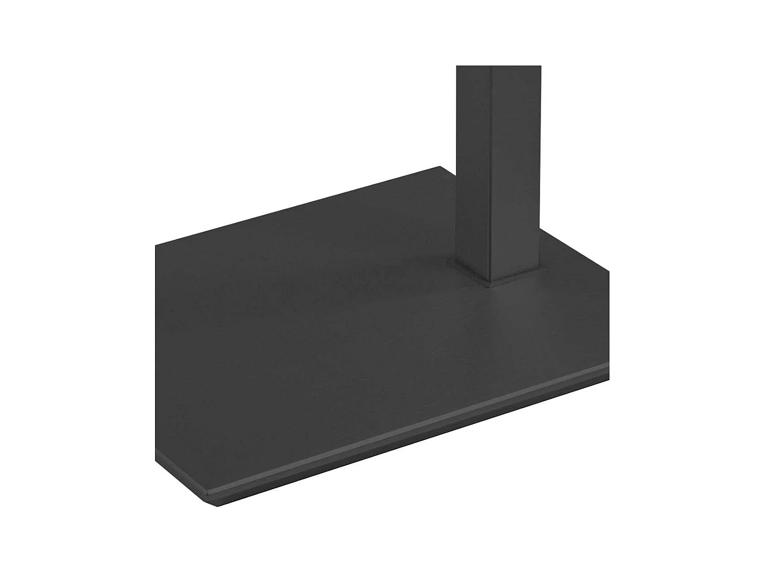 Anstelltisch höhenverstellbar in Anthrazit Marmor Optik HPL beschichtet