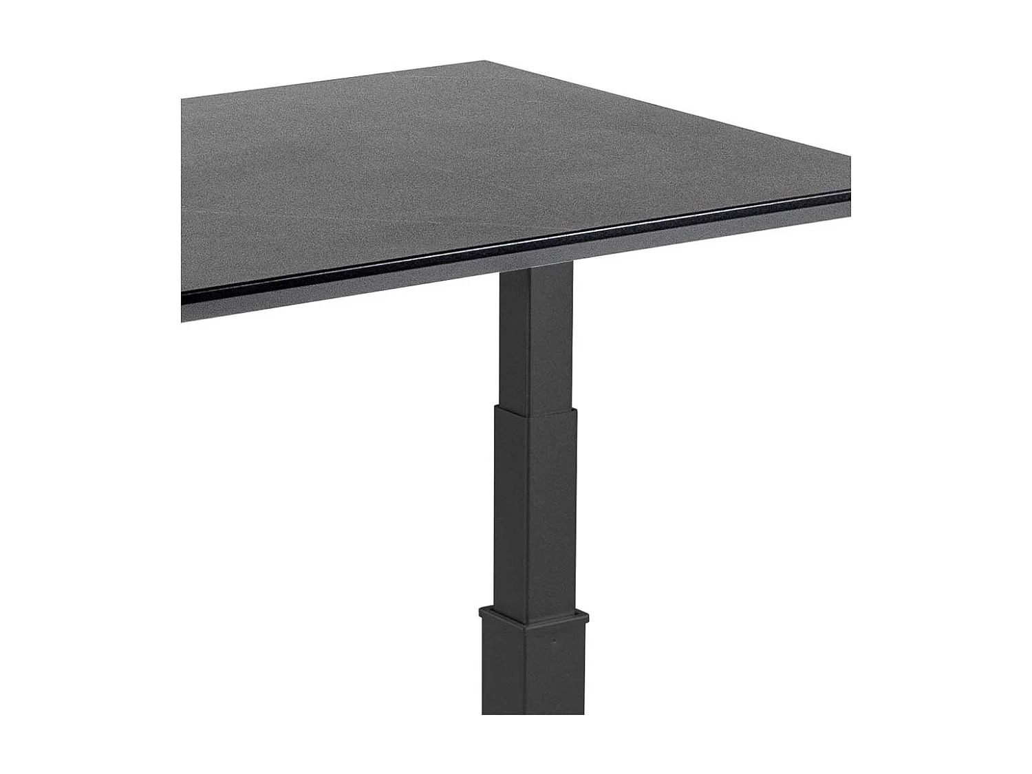 Anstelltisch höhenverstellbar in Anthrazit Marmor Optik HPL beschichtet