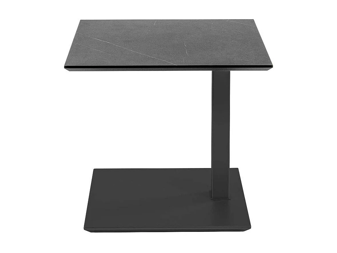 Anstelltisch höhenverstellbar in Anthrazit Marmor Optik HPL beschichtet