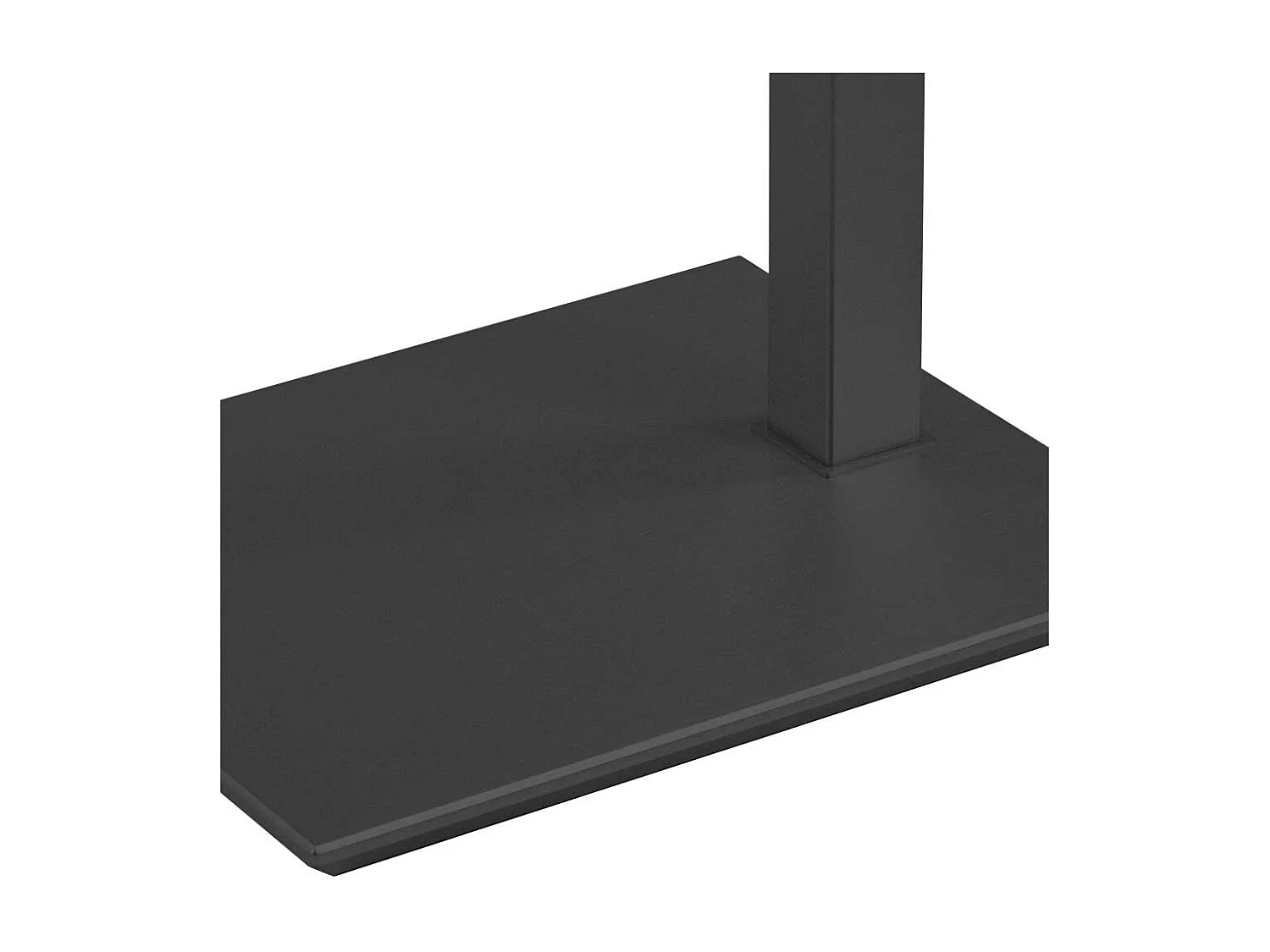 Anstelltisch höhenverstellbar in Anthrazit Marmor Optik HPL beschichtet