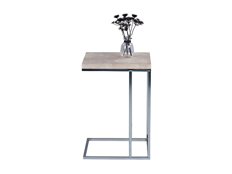 Ablagetisch in Grau Beton Metall