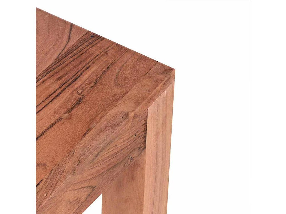 Ablagetisch aus Akazie Massivholz 35 cm breit