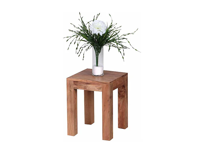 Ablagetisch aus Akazie Massivholz 35 cm breit