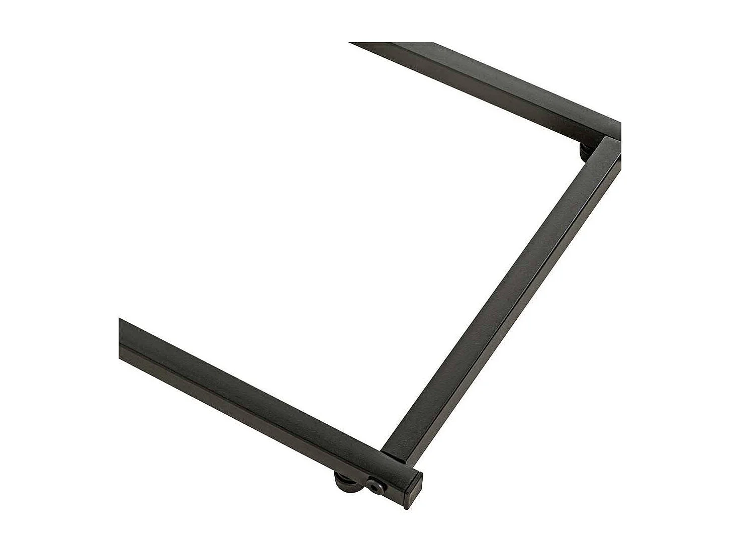 Anstelltisch mit Rollen in Eichefarben Schwarz