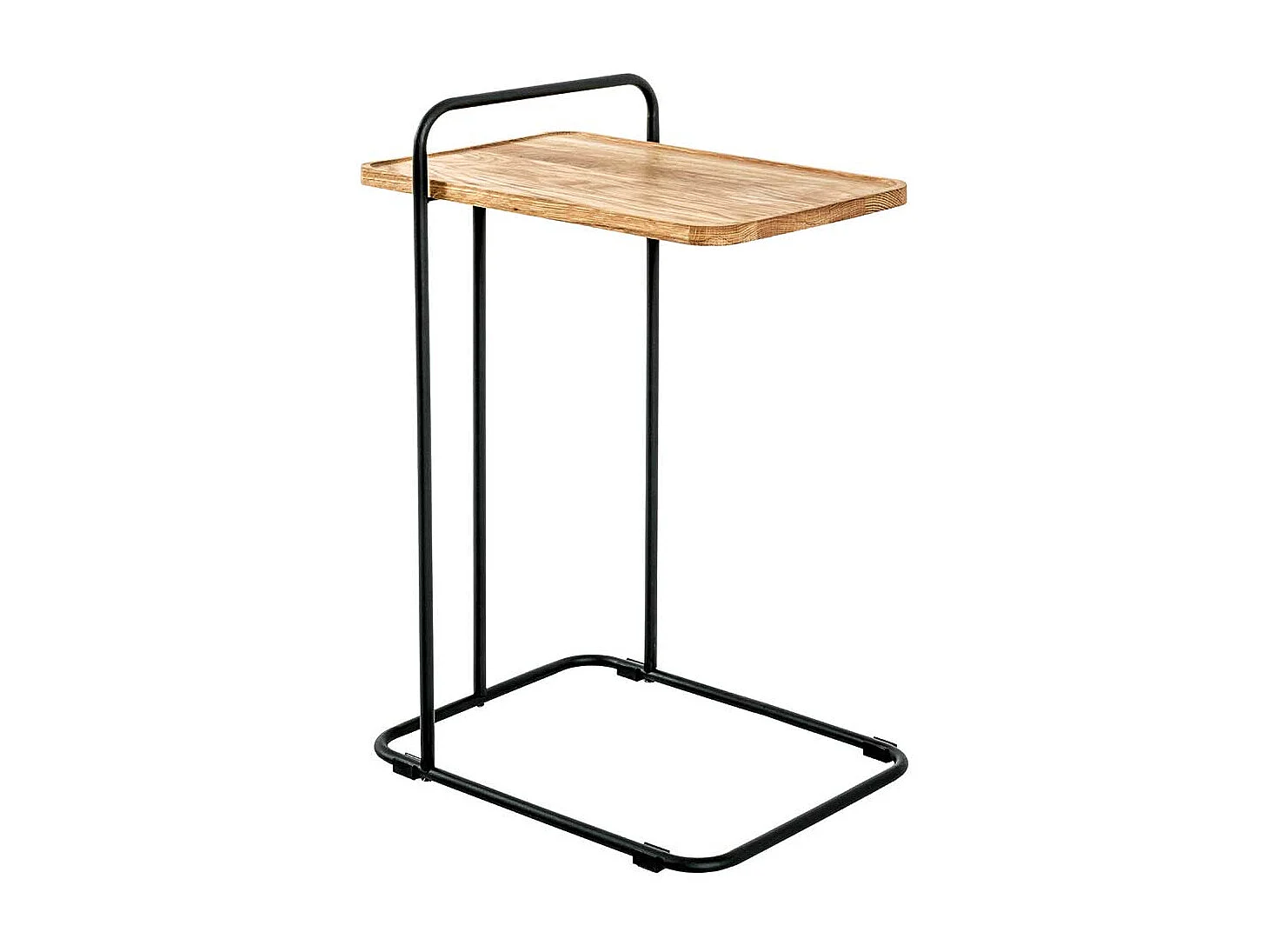 Anstelltisch aus Eiche Massivholz Metall