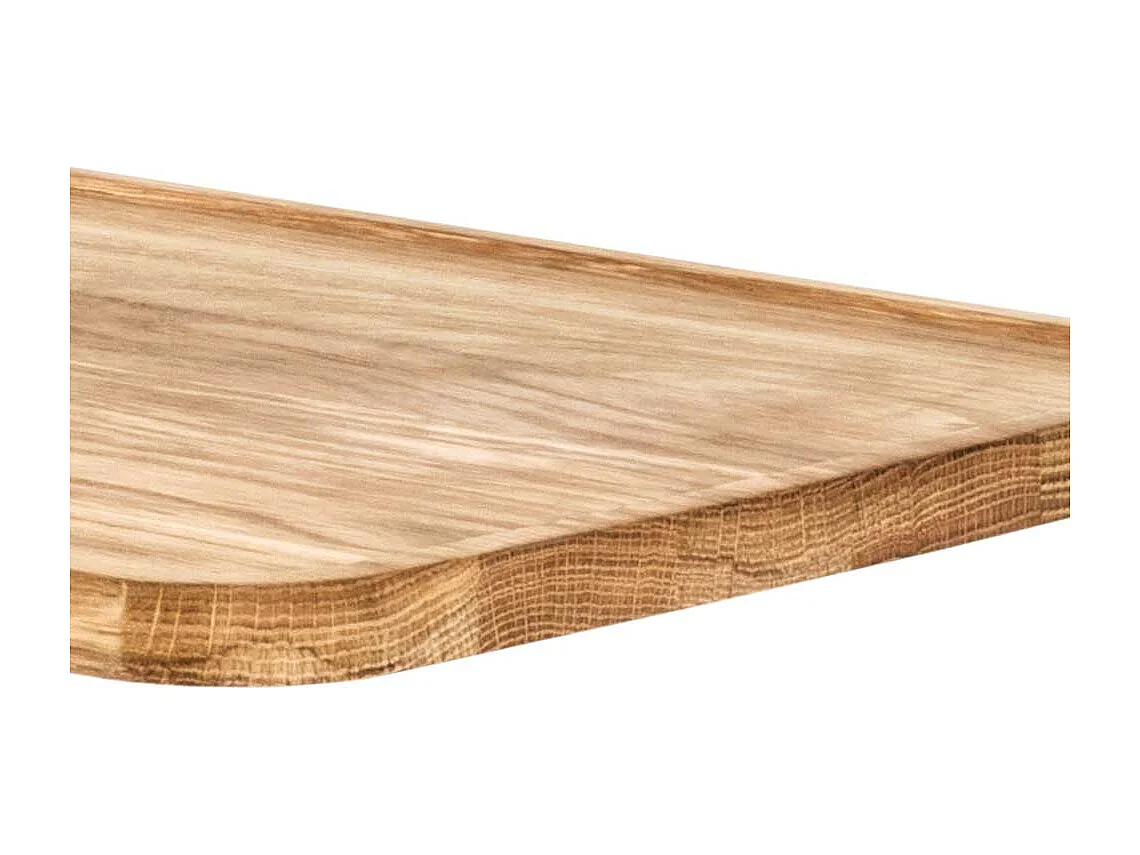 Anstelltisch aus Eiche Massivholz Metall