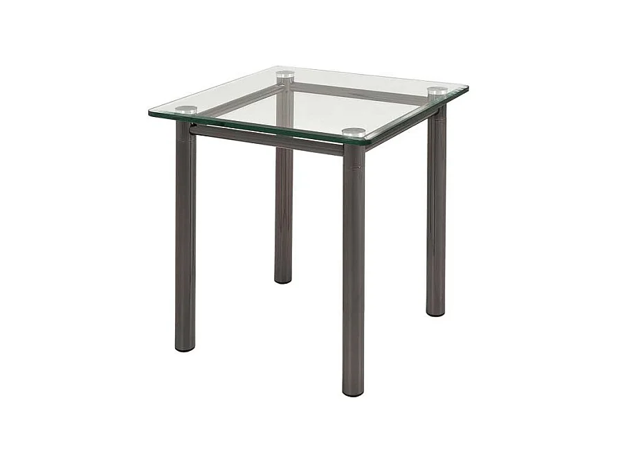 Ablagetisch aus Glas Metall