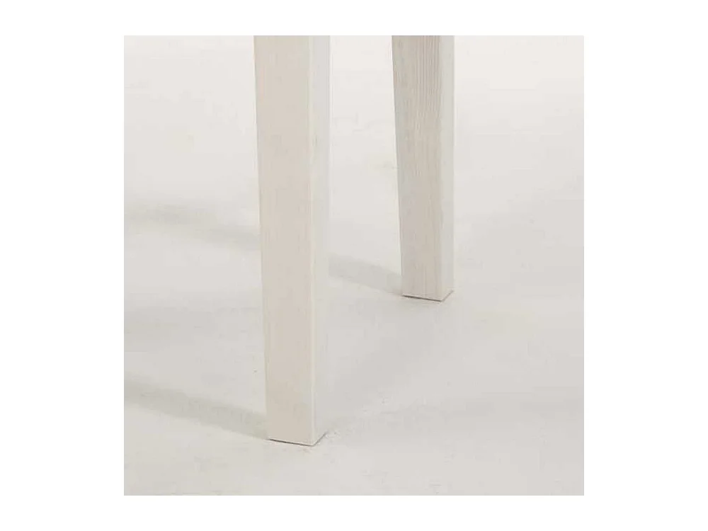 Ablagetisch in Weiß Kiefer Massivholz