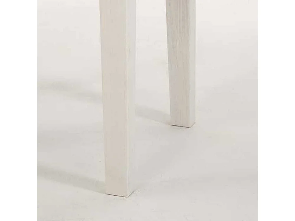 Ablagetisch in Weiß Kiefer Massivholz