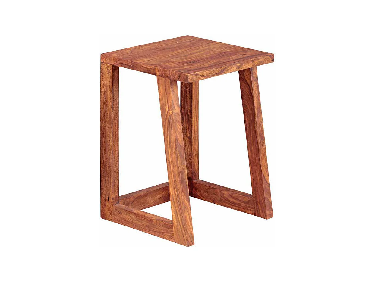 Ablagetisch Set aus Sheesham Massivholz lackiert (zweiteilig)