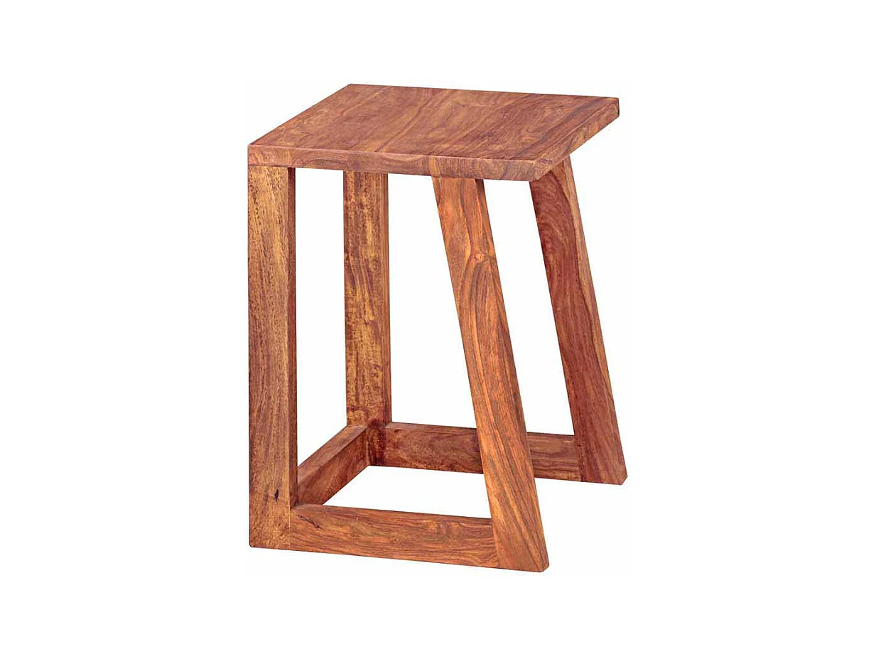 Ablagetisch Set aus Sheesham Massivholz lackiert (zweiteilig)