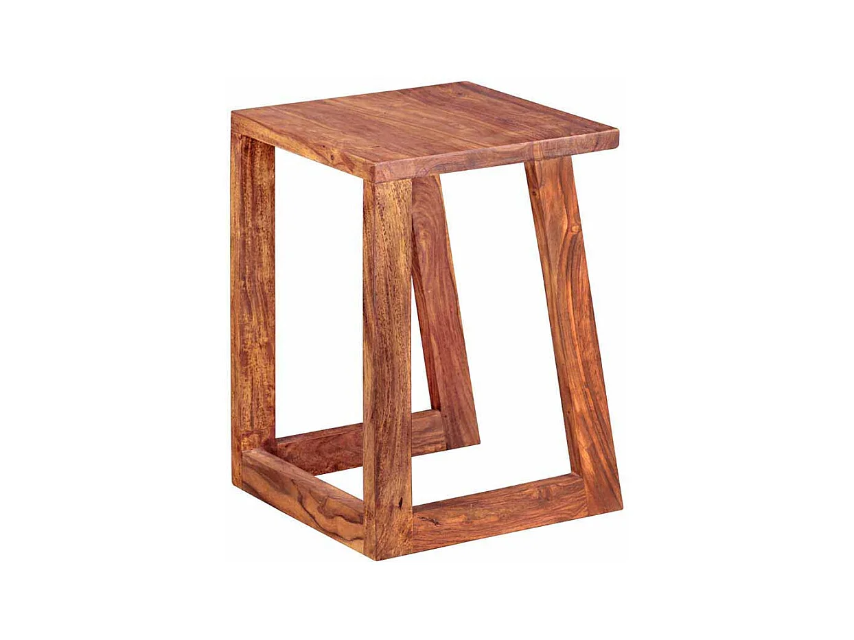 Ablagetisch Set aus Sheesham Massivholz lackiert (zweiteilig)