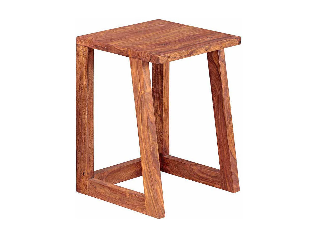 Ablagetisch Set aus Sheesham Massivholz lackiert (zweiteilig)