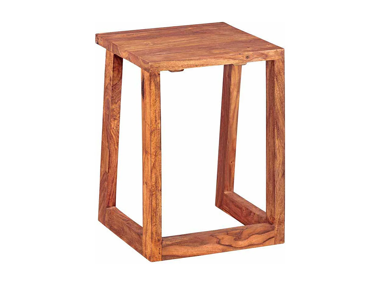 Ablagetisch Set aus Sheesham Massivholz lackiert (zweiteilig)