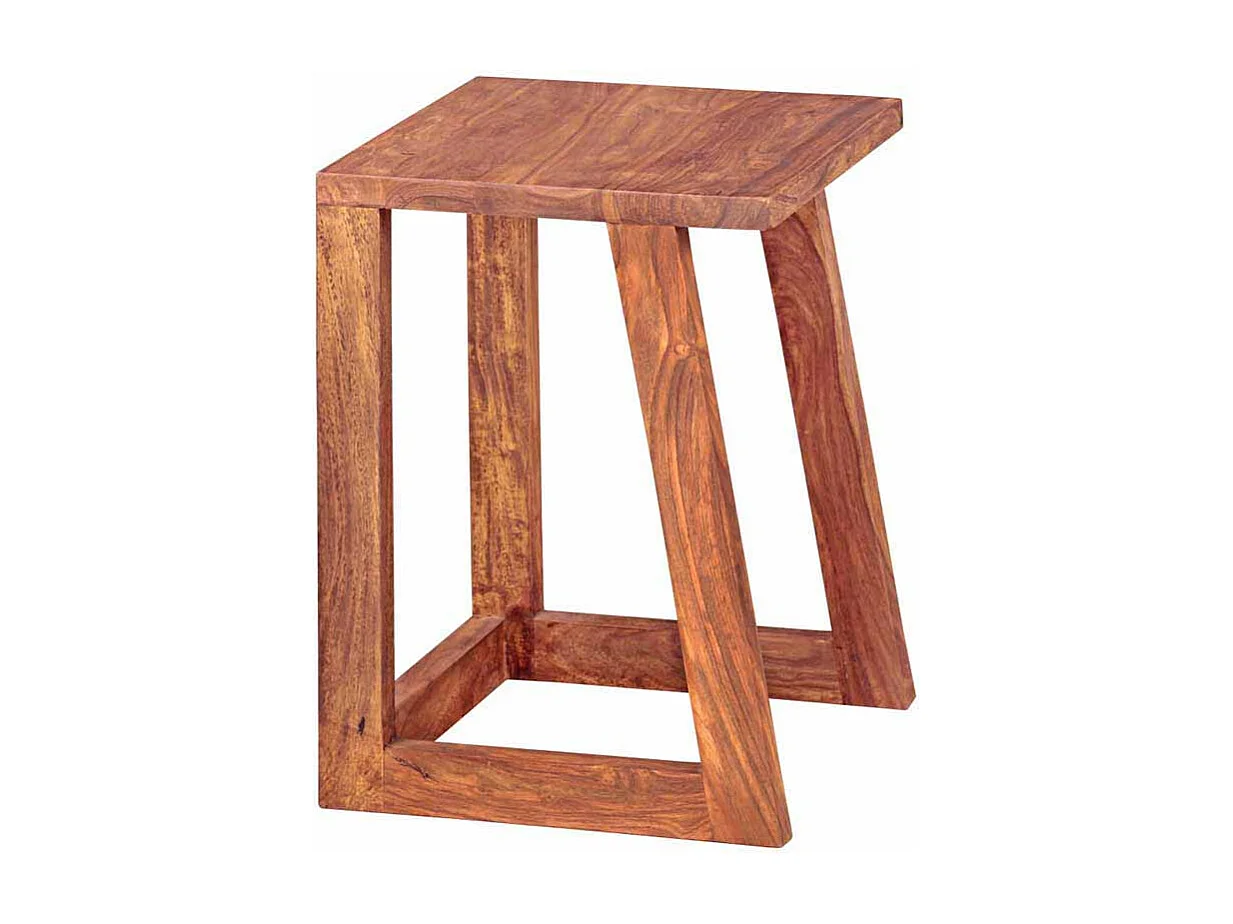 Ablagetisch Set aus Sheesham Massivholz lackiert (zweiteilig)