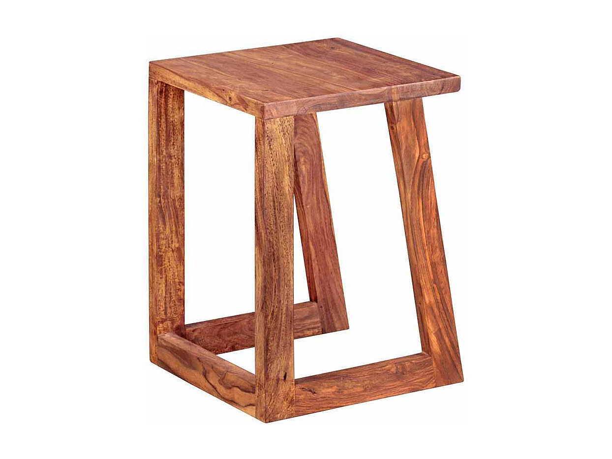 Ablagetisch Set aus Sheesham Massivholz lackiert (zweiteilig)